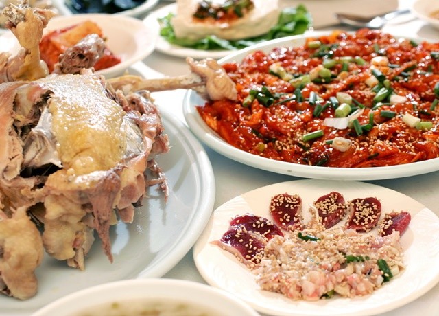 해남8미(닭코스 요리)