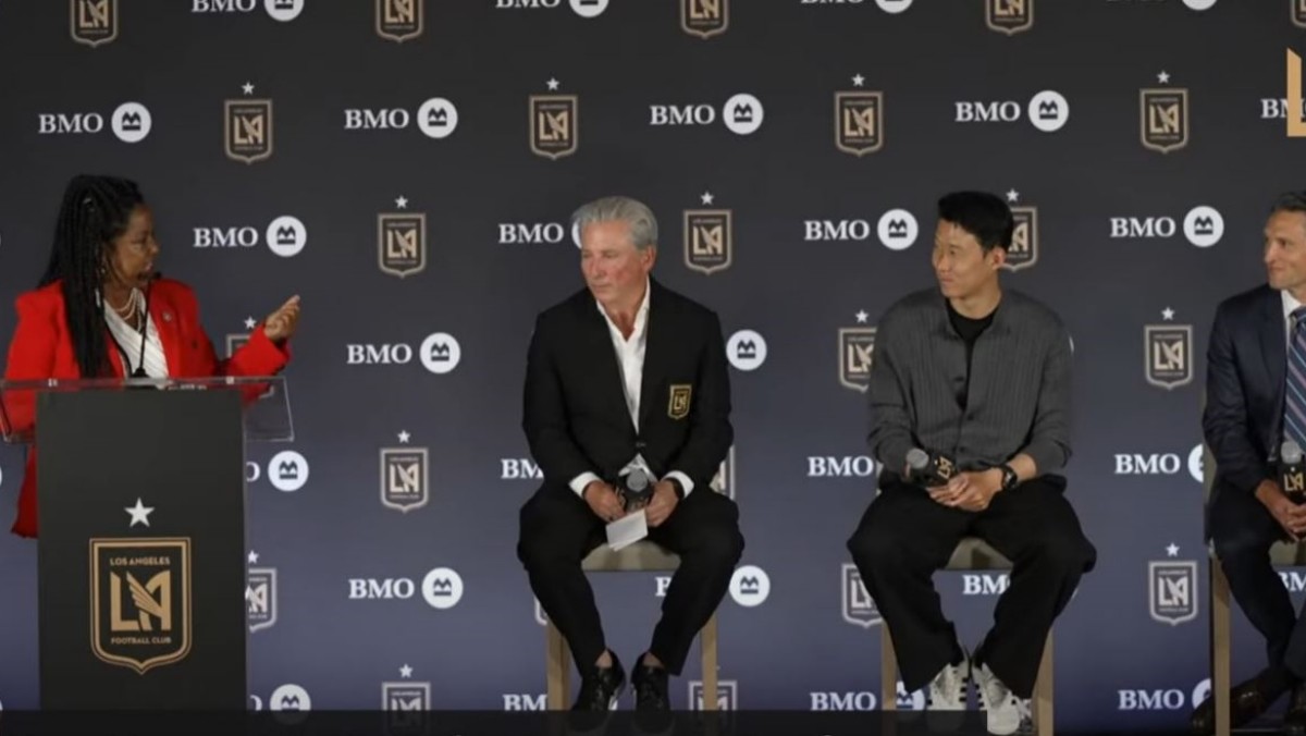 손흥민 입단 환영 행사 / LAFC 유튜브 기자회견 영상 캡처