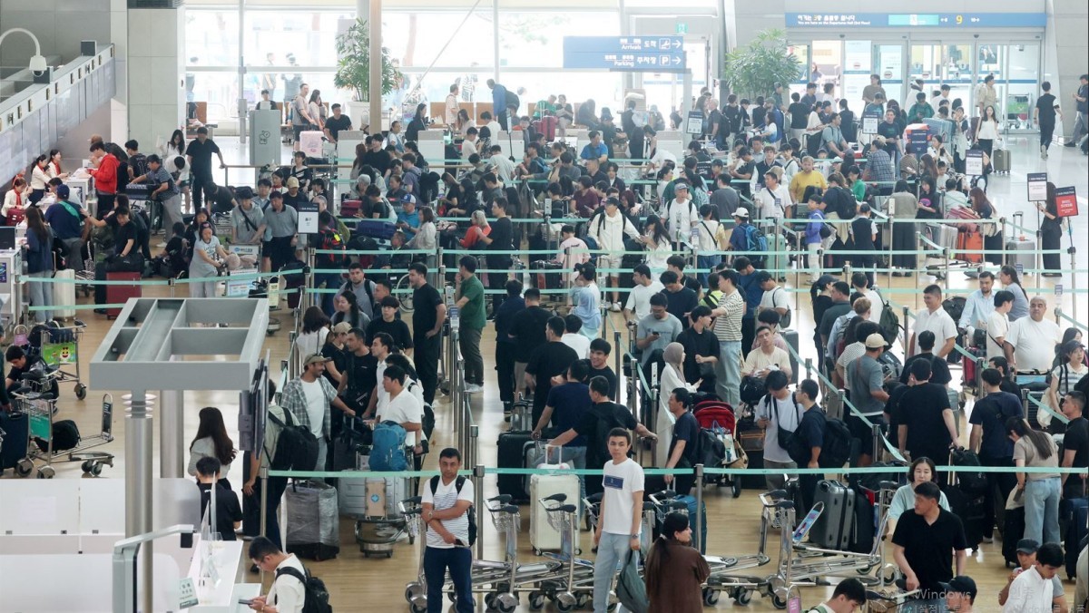 출국행 인파 / 뉴스1