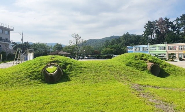 인안초등학교에 조성된 학교숲