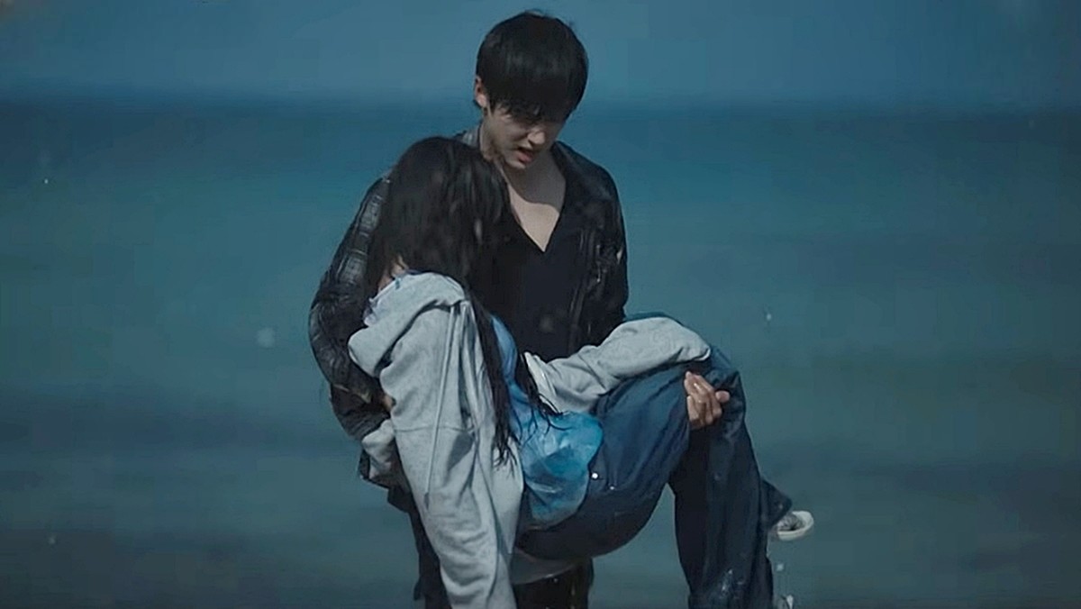 드라마 '첫, 사랑을 위하여' 주연 배우 김민규와 최윤지 / tvN