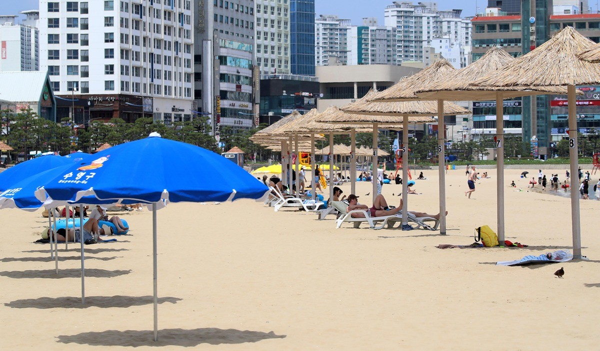 광안리해수욕장 백사장. / 뉴스1