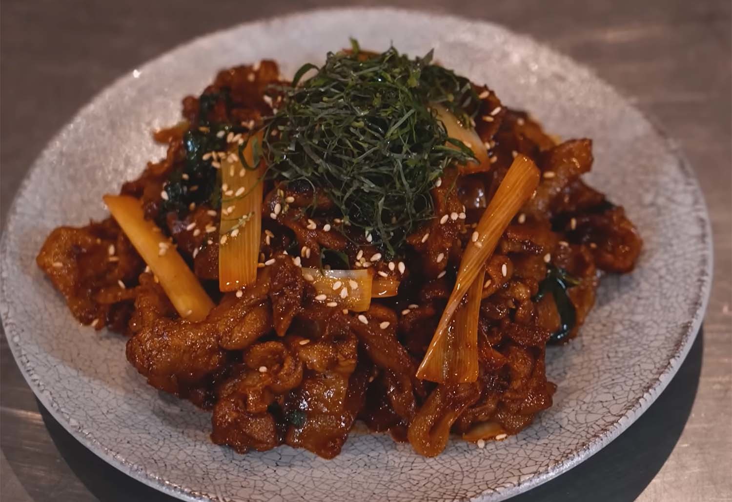 기사식당 레시피로 만든 제육볶음. / '셰프호운' 유튜브