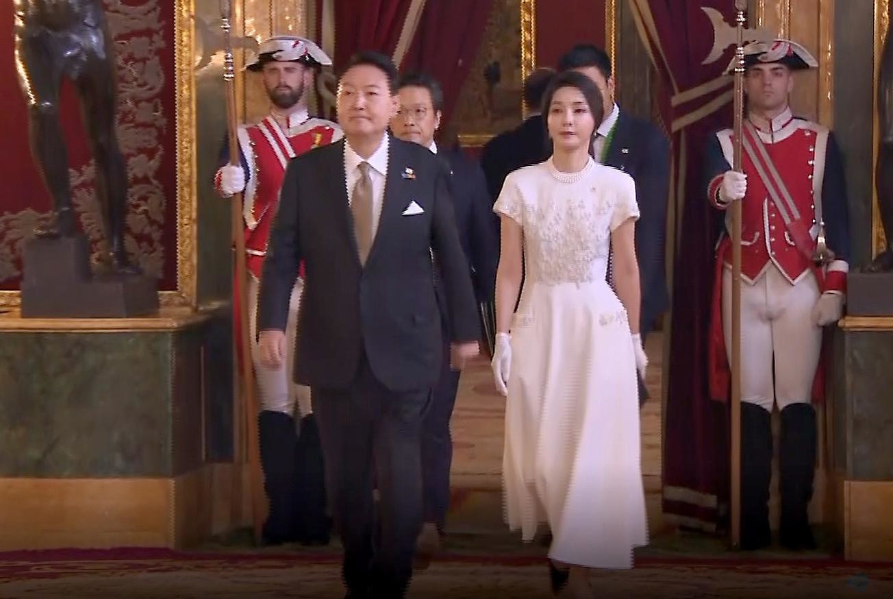 윤석열 전 대통령과 그의 부인 김건희 여사. / 윤석열 정부 대통령실