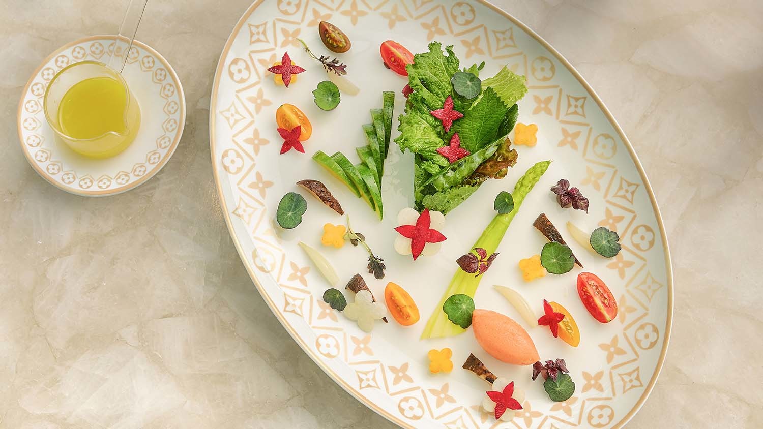 르 카페 루이비통에서 파는 음식 / 루이비통