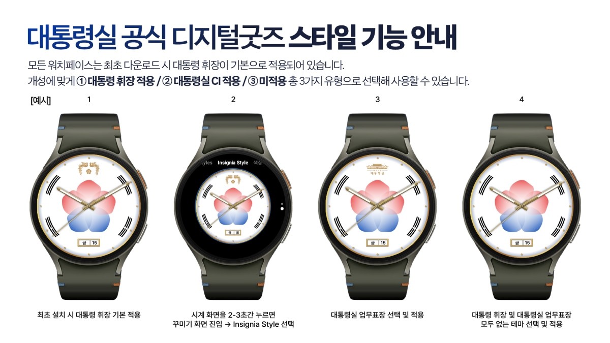 광복 80주년 기념 디지털 굿즈 공개 / 대통령실 제공