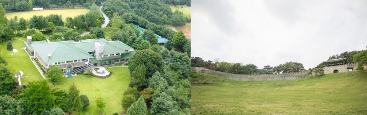 청남대(왼쪽), 상당산성(오른쪽) / 청주시 제공