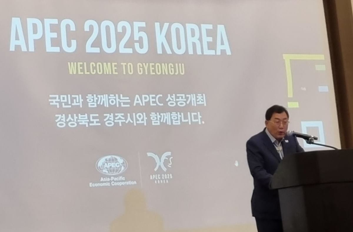 주낙영 경주시장 인사말/이창형 기자