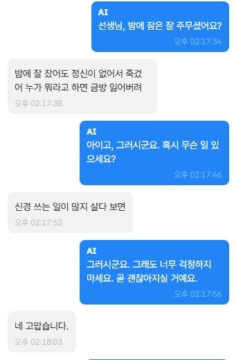 대전 서구 케어콜 사업 대화 내용 / 대전 서구