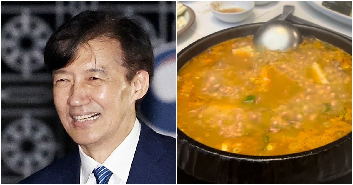 조국 전 조국혁신당 대표와 조국 전 대표가 최근 페이스북에 올린 된장찌개 영상의 한 장면 / 뉴스1, 조국 전 대표 페이스북