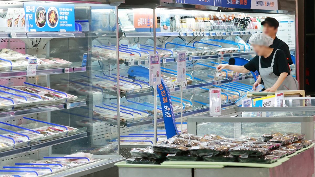 서울의 한 대형마트 수산물 판매대. / 연합뉴스
