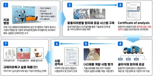 대구 이노덴탈 규제자유특구 실증체계도 이미지. / 대구시 제공