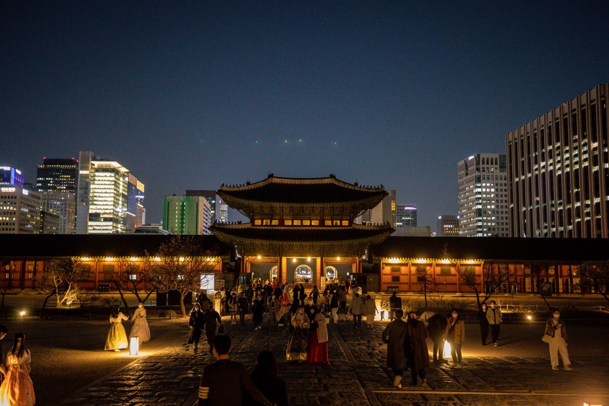 경복궁 야간관람 자료 사진 / 뉴스1