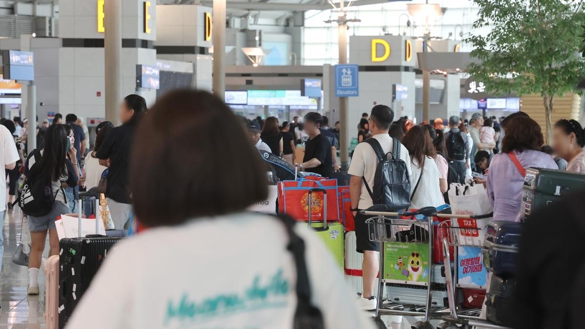 인천국제공항 제1여객터미널 출국장 모습. / 연합뉴스