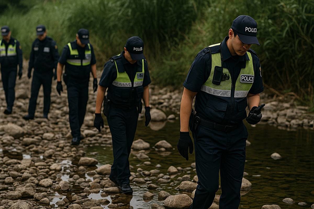 충남 아산의 한 하천에서 공사에 사용된 것으로 추정되는 다이너마이트가 폭발하지 않은 상태로 발견됐다. 기사에 대한 이해를 돕기 위해 AI 툴로 제작한 자료 사진