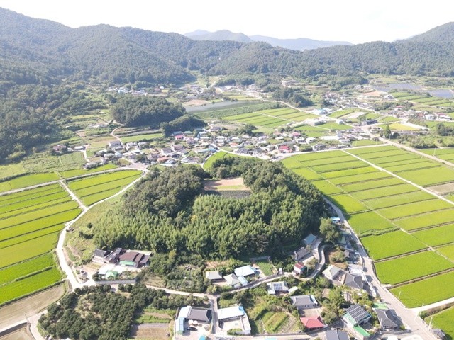 원산토성 전경