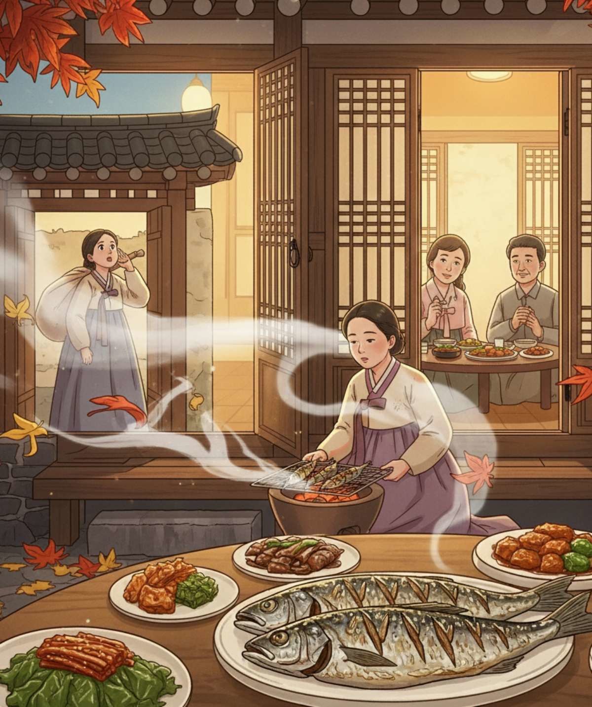 가을 전어는 집 나간 며느리도 돌아오게 한다?! 기사 내용을 바탕으로 AI가 생성한 자료사진.