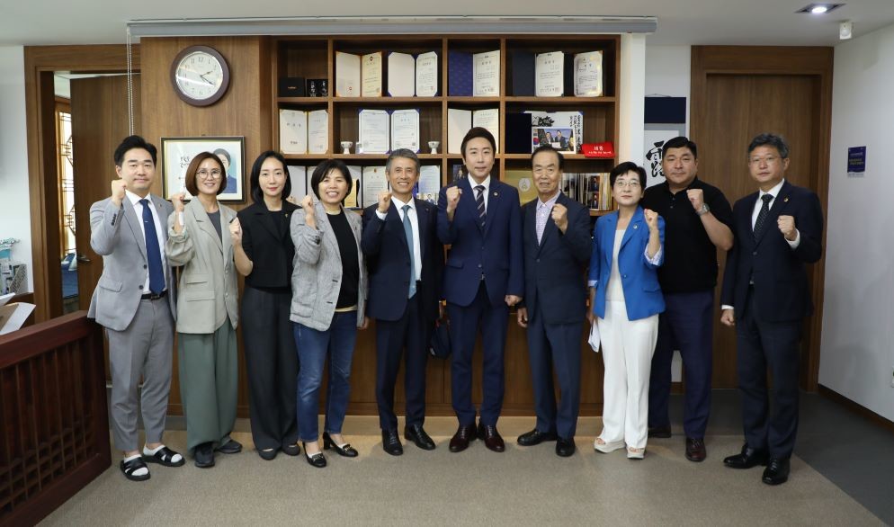 세종시테니스협회장과 간담회 / 세종시의회