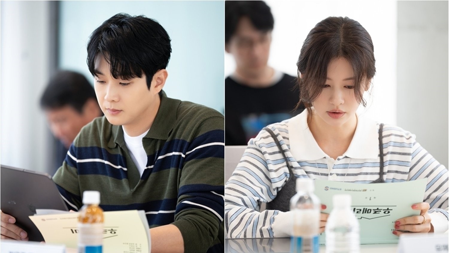 드라마 '우주메리미' 대본리딩 사진. / SBS