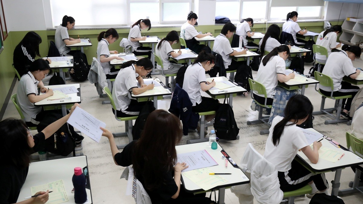 수능 준비 중인 학생들 / 뉴스1