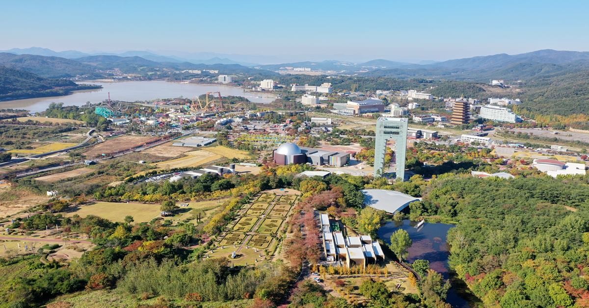 경주보문관광단지 전경/공사