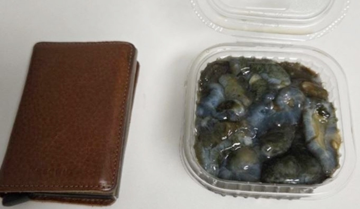 바가지 상술 논란 일으킨 7만 원어치 해삼 모습. 해당 커뮤니티 게시물을 캡처한 사진이다. / 연합뉴스