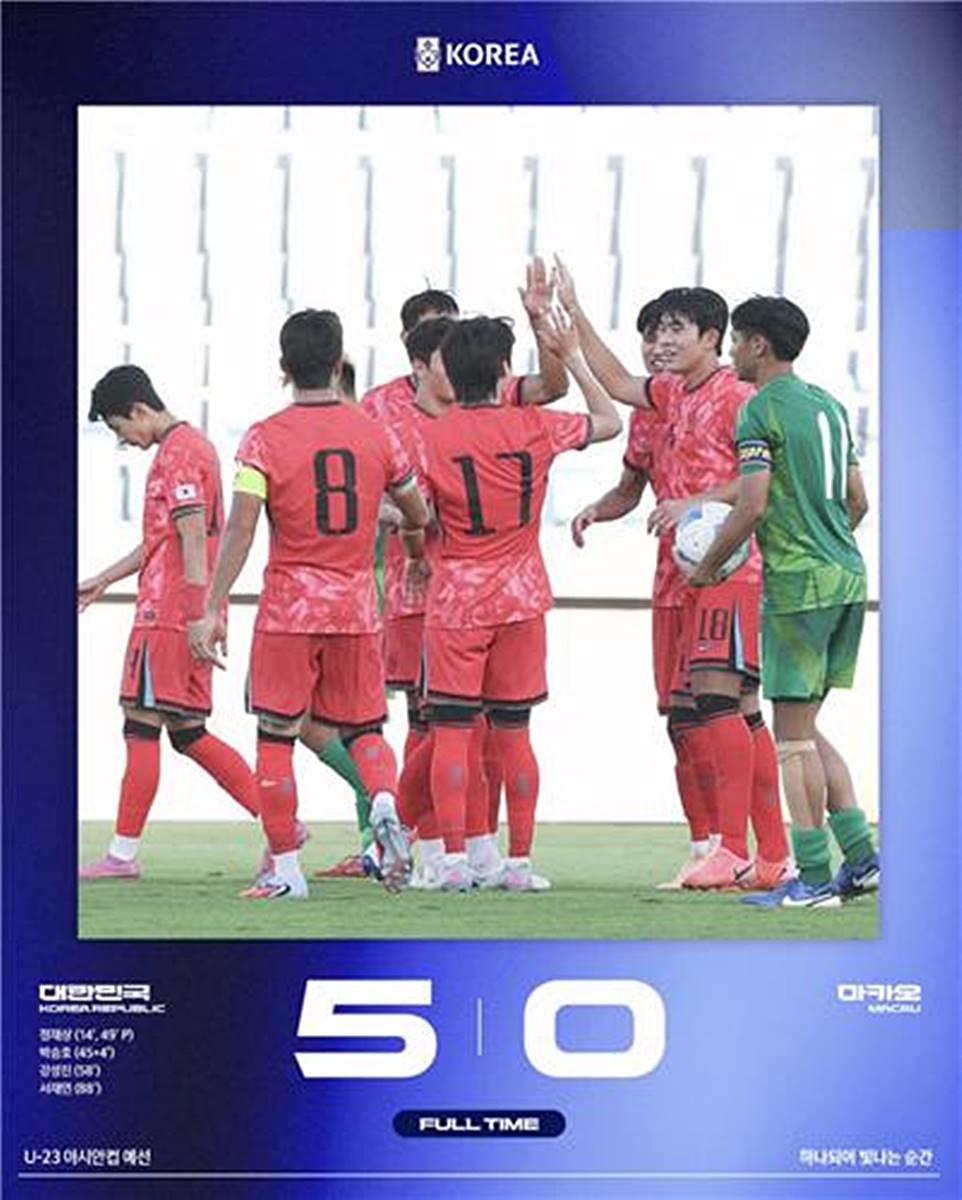 마카오 5-0 물리친 한국 / 대한축구협회 제공, 연합뉴스