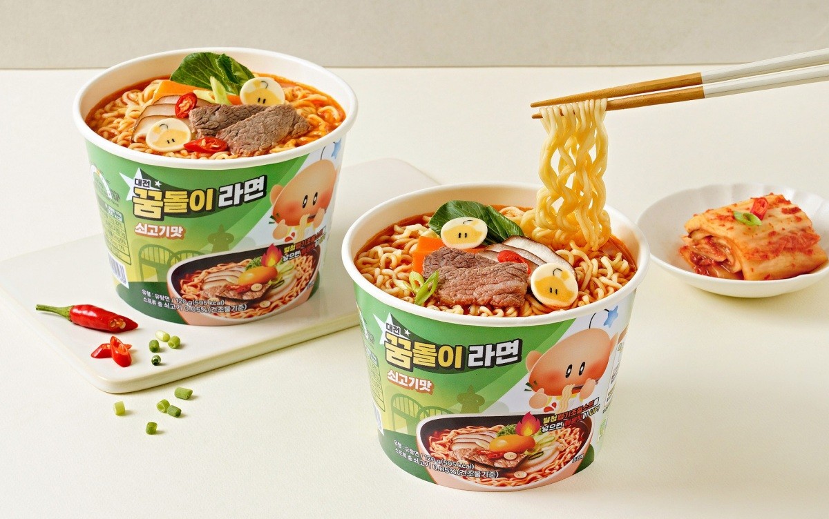 꿈돌이 컵라면 출시. / 대전시 제공