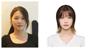 메인작화 담당 이세은 작가(왼쪽)와 채색 및 후보정 맡은 안정은 작가
