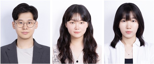 조영준 교수·조혜원 학생·김다영 학생(왼쪽부터)