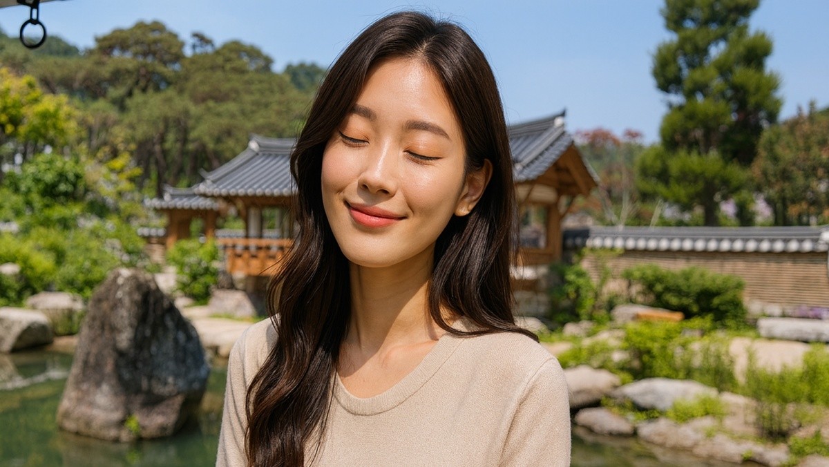 '메덩골정원'과 유사한 장소를 AI로 생성한 이미지.