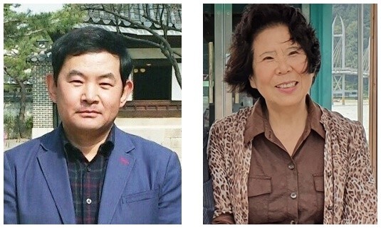 박현덕 시인(왼쪽)과 김옥애 동화작가