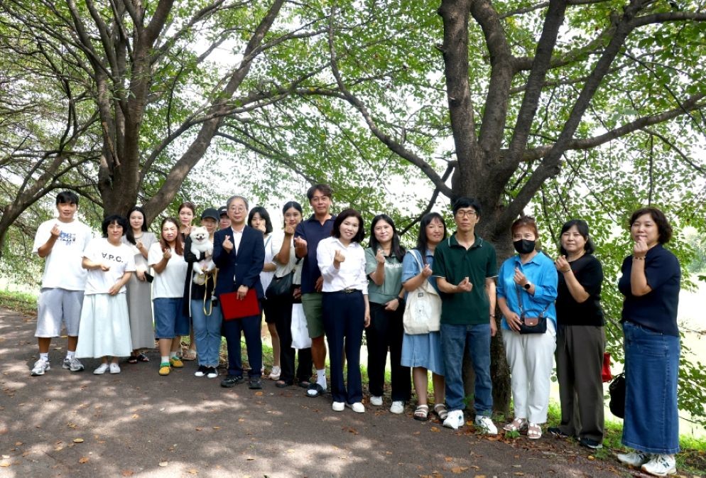 이금선_의원_관평동_갑천변_현장점검 / 대전시의회
