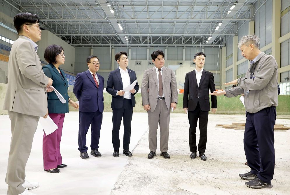 충청권하계세계대학경기대회 지원 특별위 현장방문 / 대전시의회