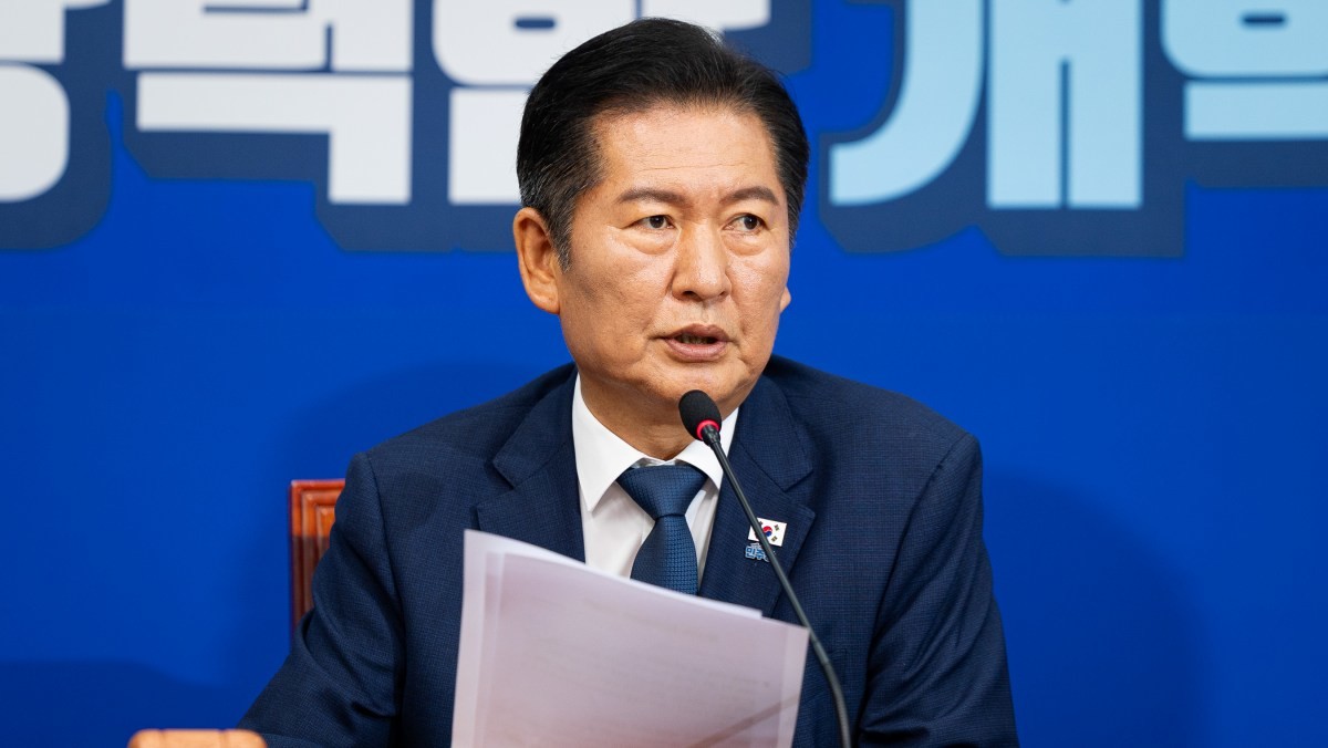 10일 서울 여의도 국회에서 열린 최고위원회의에서 발언하고 있는 정청래 더불어민주당 대표. / 뉴스1