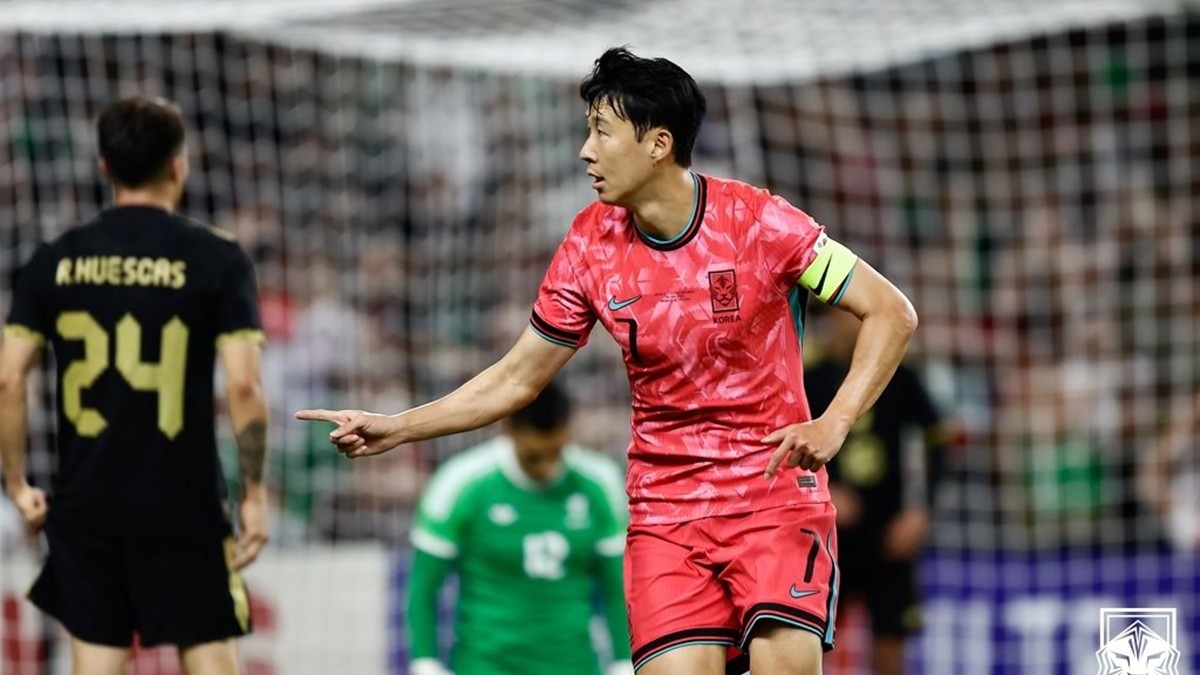 멕시코전 동점골을 터트린 손흥민 / 대한축구협회 제공