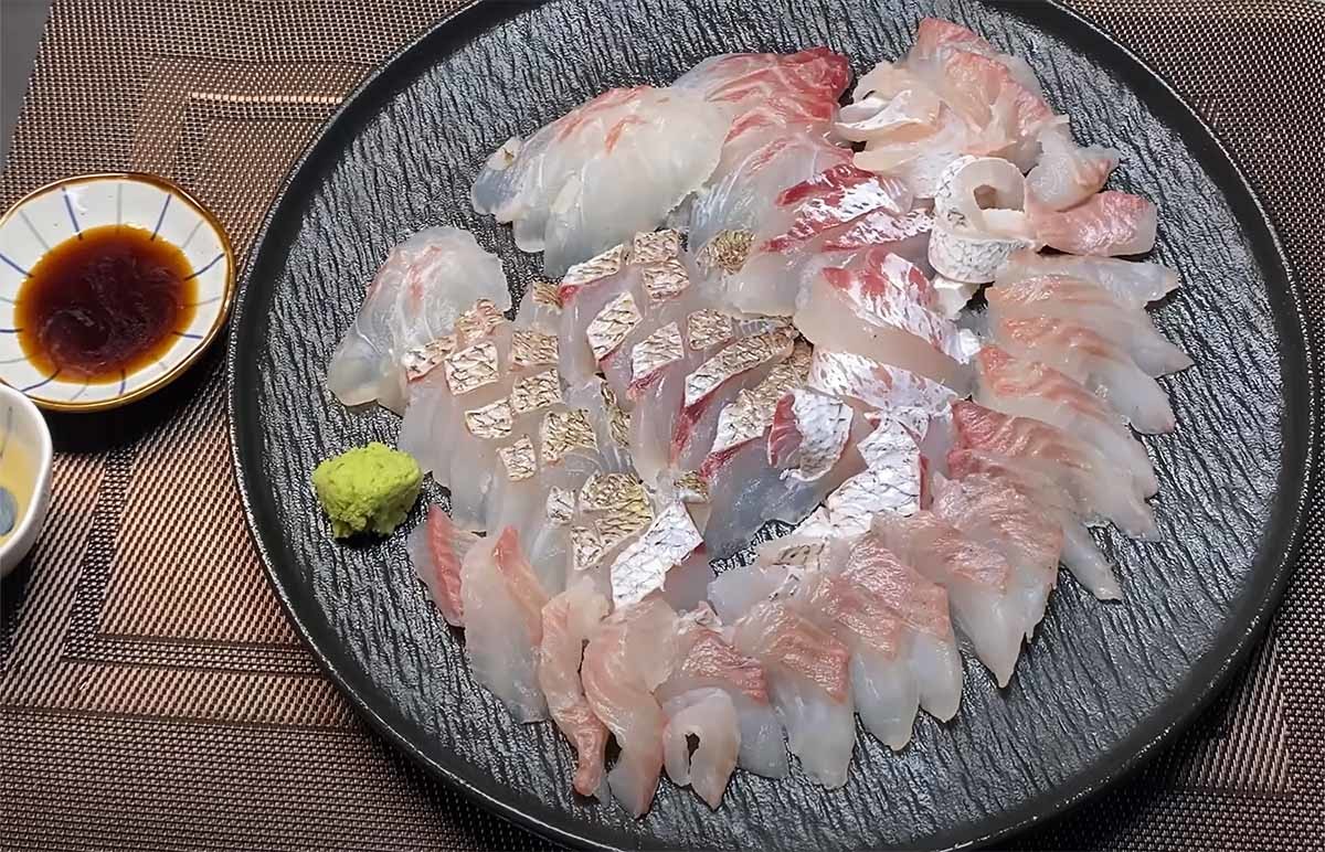 자연산 벵에돔 회 / '푸드박스' 유튜브