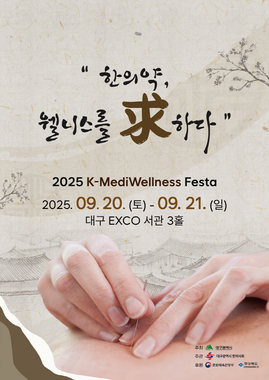 2025 K-MediWellness Festa 포스터. / 대구시 제공