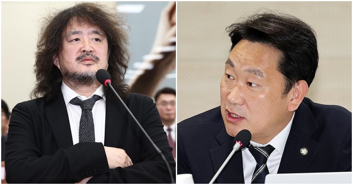 방송인 김어준(왼쪽) 씨와 곽상언 의원. / 뉴스1, 연합뉴스