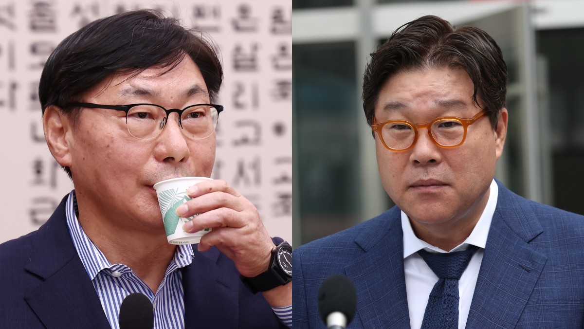 이화영 전 경기도 평화부지사(왼쪽)-김성태 전 쌍방울그룹 회장(오른쪽) / 뉴스1