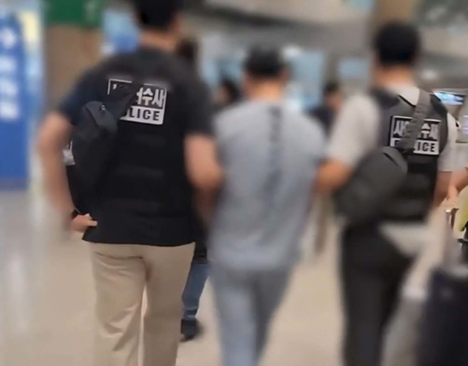 피의자 검거 장면. / 경기남부경찰청 제공