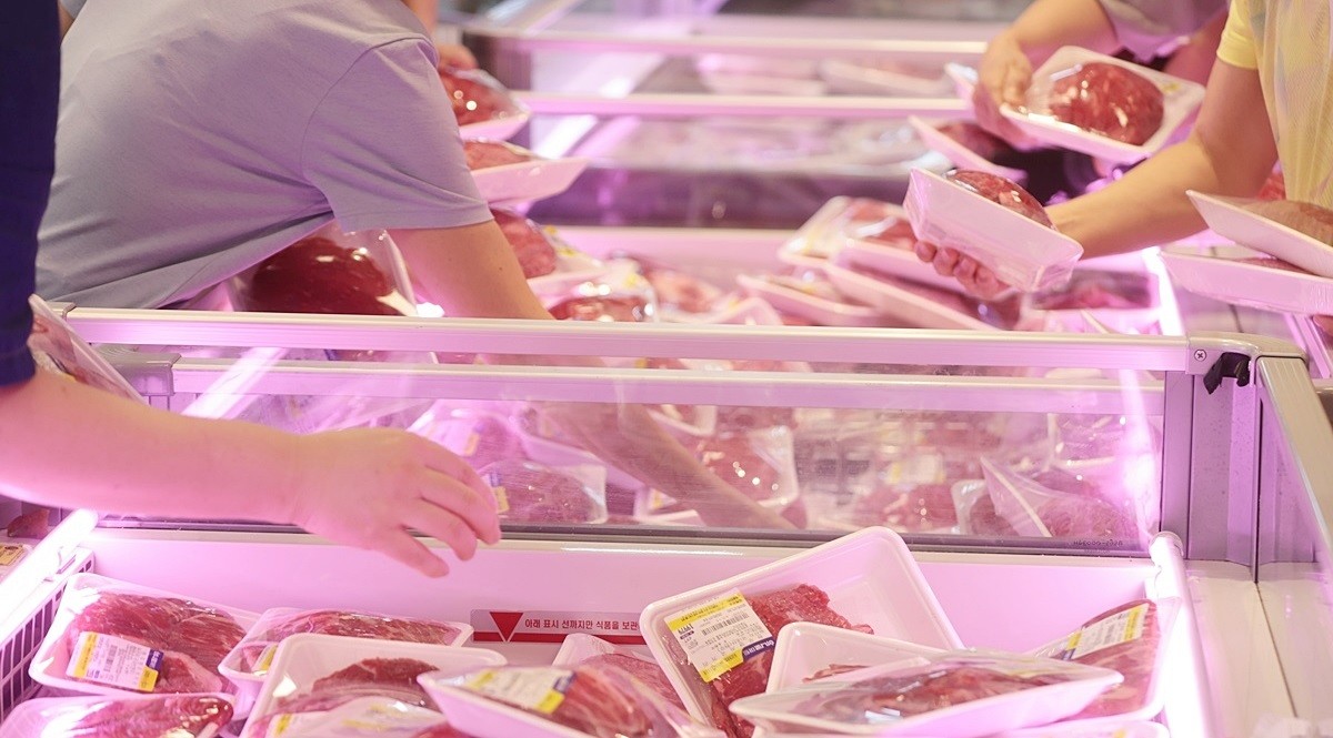 '소프라이즈' 한우 할인 행사 모습. 기사 이해를 돕기 위한 자료 사진 / 연합뉴스