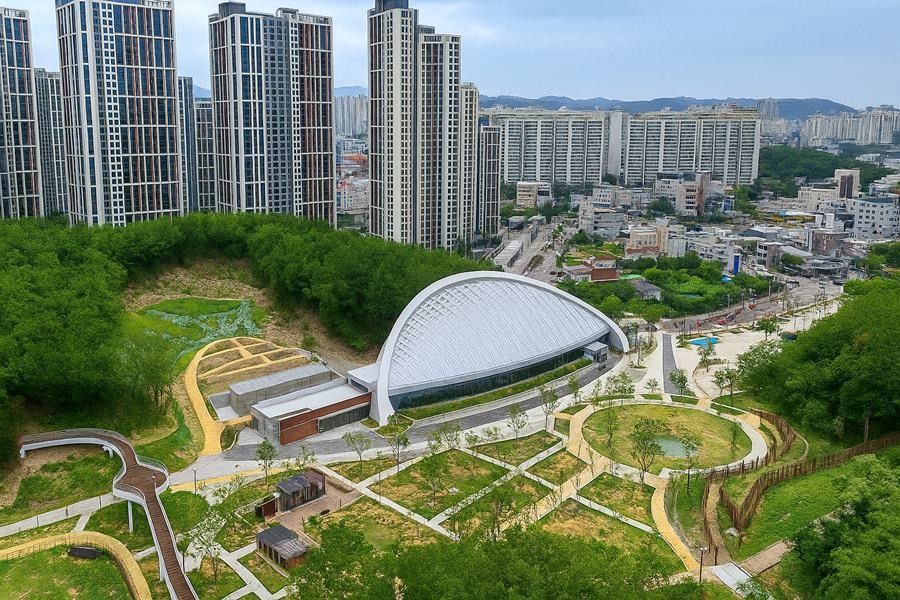 9월30일 준공식을 갖는 환호근린공원/포항시