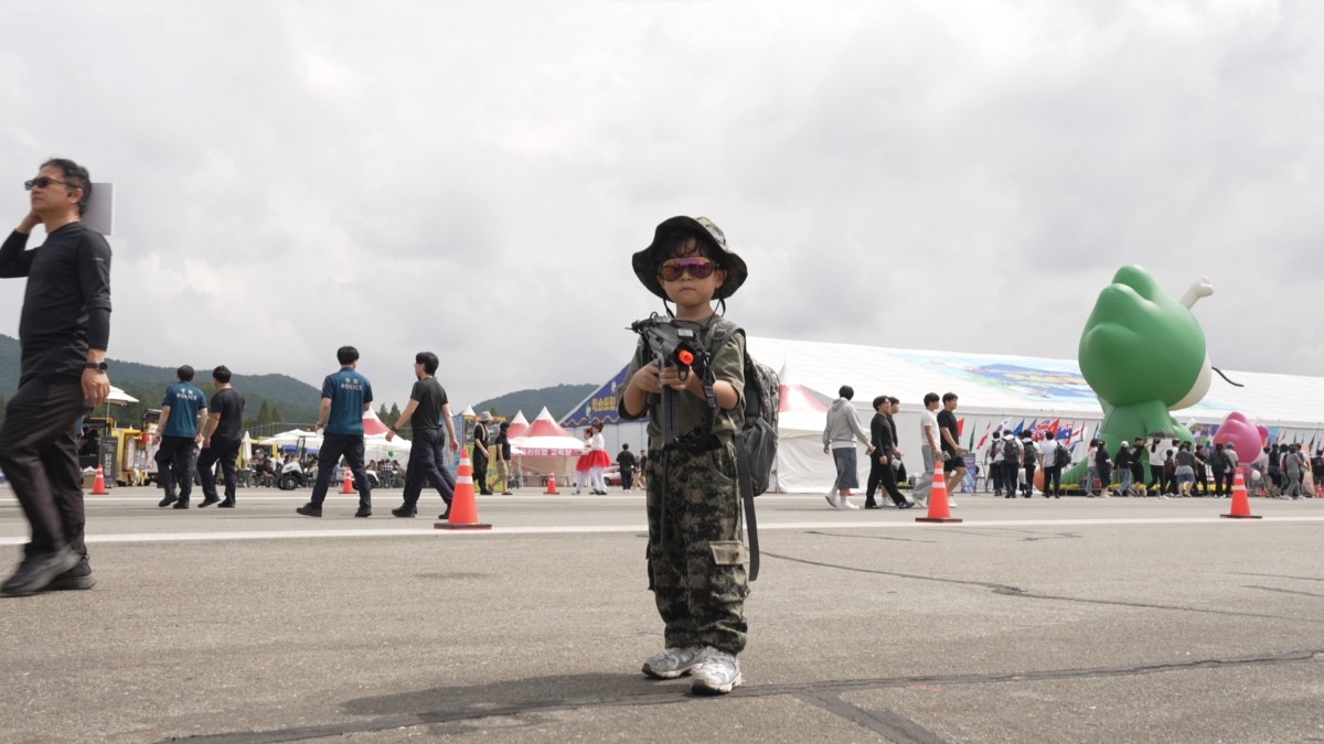 군문화축제 어린이 관람객 / 계룡시