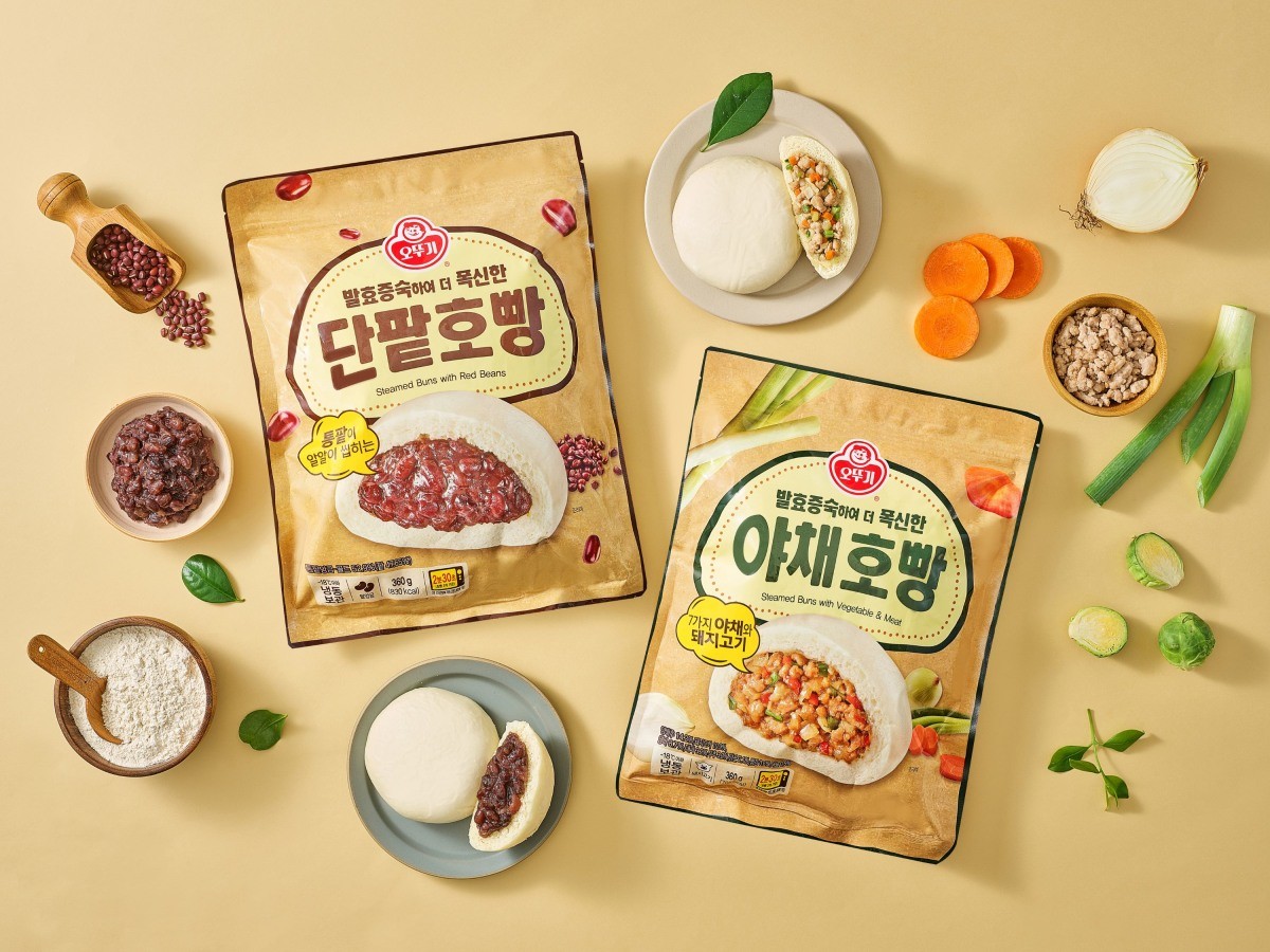 오뚜기가 발효증숙 단팥호빵·야채호빵 2종을 출시한다. / 오뚜기 제공