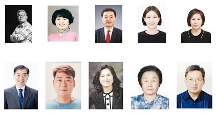 차주철, 최호철, 최진숙, 고복단, 최낙선(아래 왼쪽부터)