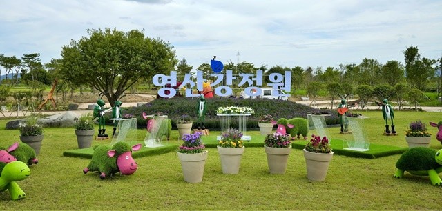 나주시가 ‘2025 나주영산강축제’에서 과학체험부스를 운영한다. 사진은 영산강정원 조성 모습