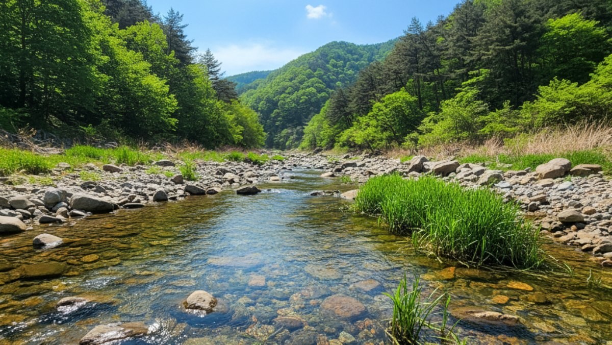 기사와 무관하게 AI가 재현한 하천 자료사진.