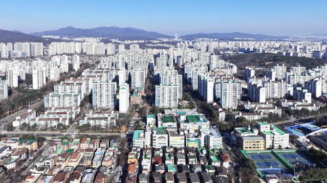 분당신도시 전경. / 성남시