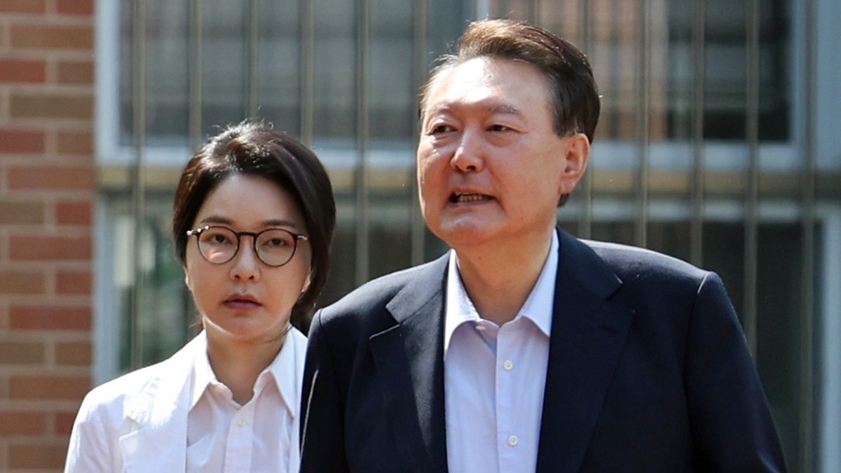 윤석열 전 대통령과 김건희 여사 / 뉴스1